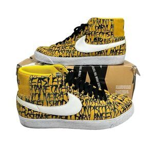Nike Blazer SB Premium Neckface 603639 710 Tour Yellow/White-Black Size 9.5